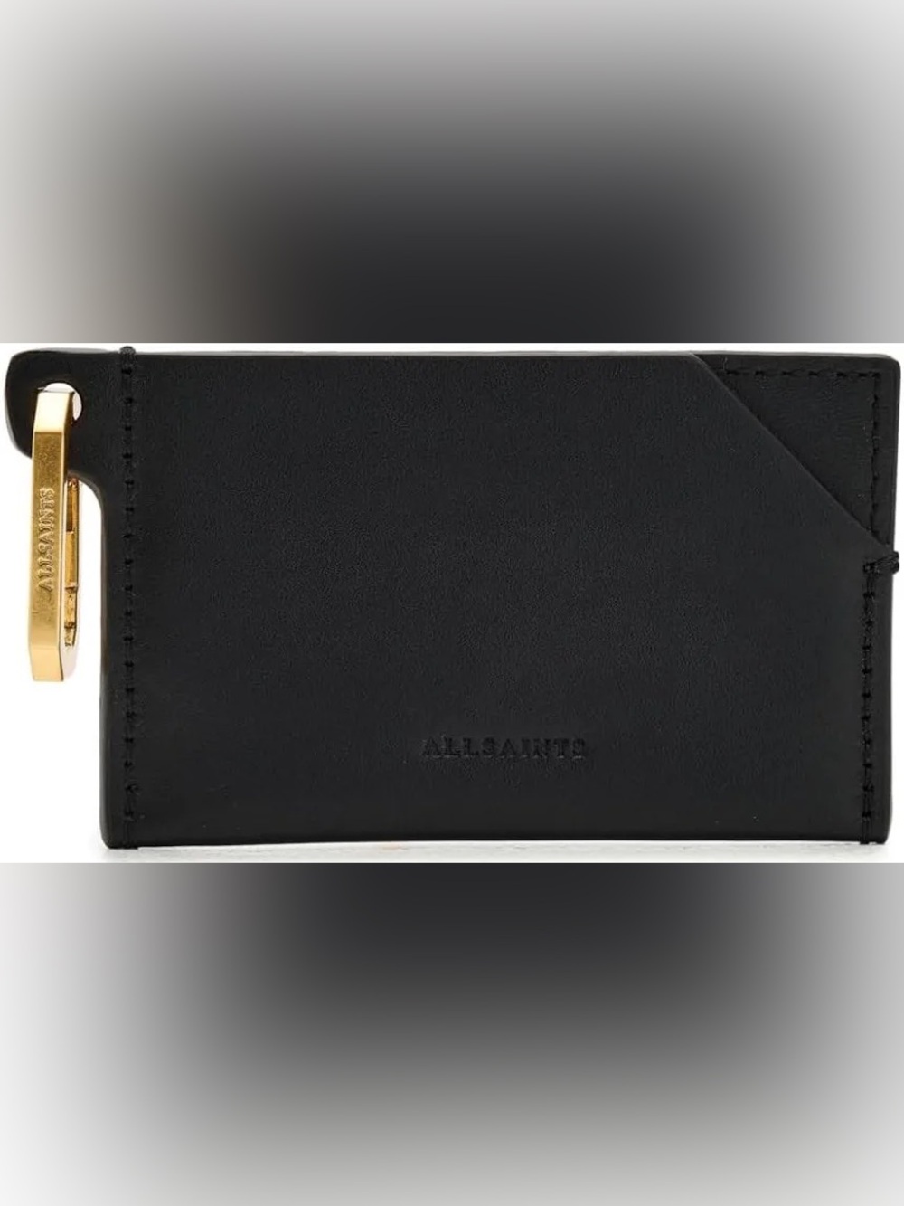 All Saints | Unisex Hex Leather Cardholder NWOT